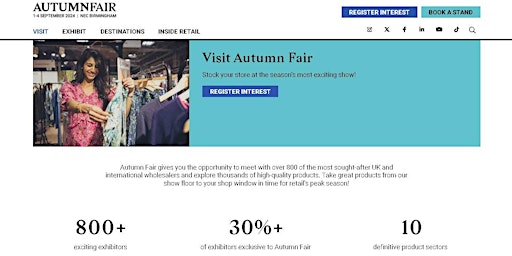 A Product Sourcing Experience @ Birmingham's NEC Autumn Fair Trade Show primary image