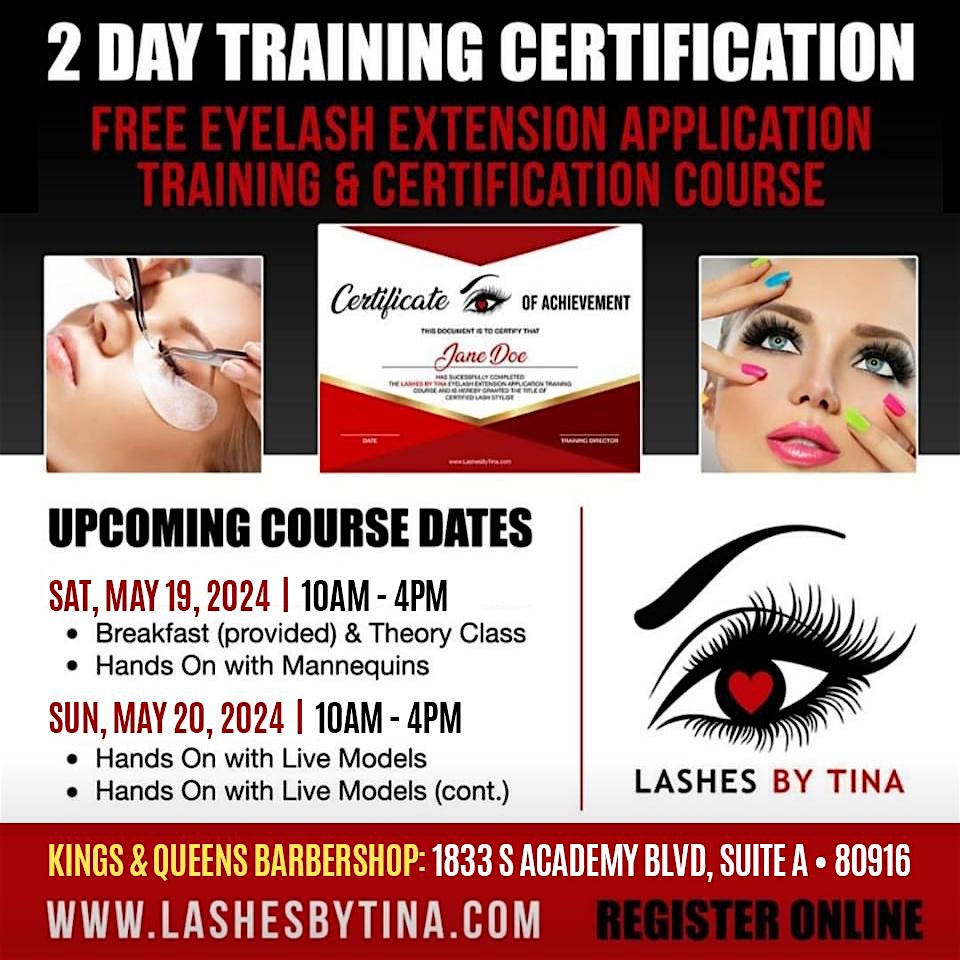 An Eyelashe Extension Product Training Course!