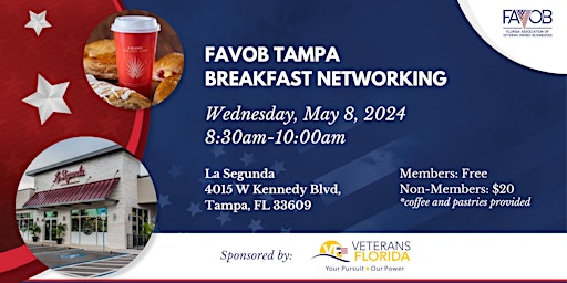 FAVOB Tampa Breakfast Networking primary image
