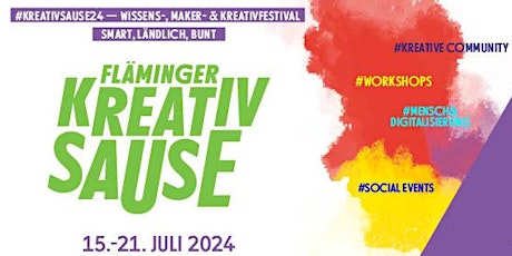 Kreativcamp der Kreativsause 24: Camping Inspiration Community & much more!
