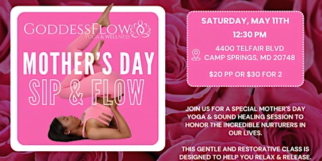 Mother's Day Sip & Flow