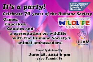 Imagem principal do evento Humane Society 70th Birthday Party