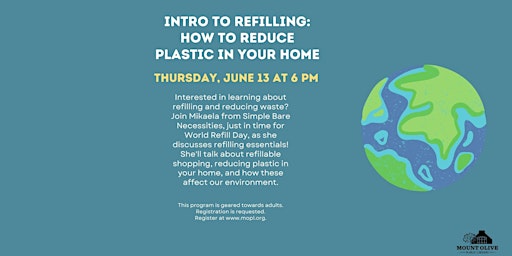 Image principale de Intro to Refilling: How to Reduce Plastic in Your Home