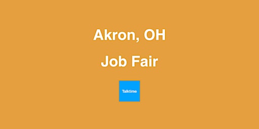 Job Fair - Akron primary image