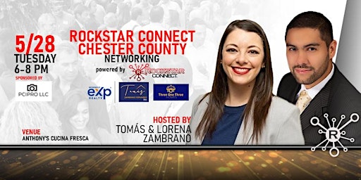 Imagem principal de Free Rockstar Connect Chester County Networking Event (May, PA)