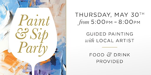Paint & Sip Party in Irvine