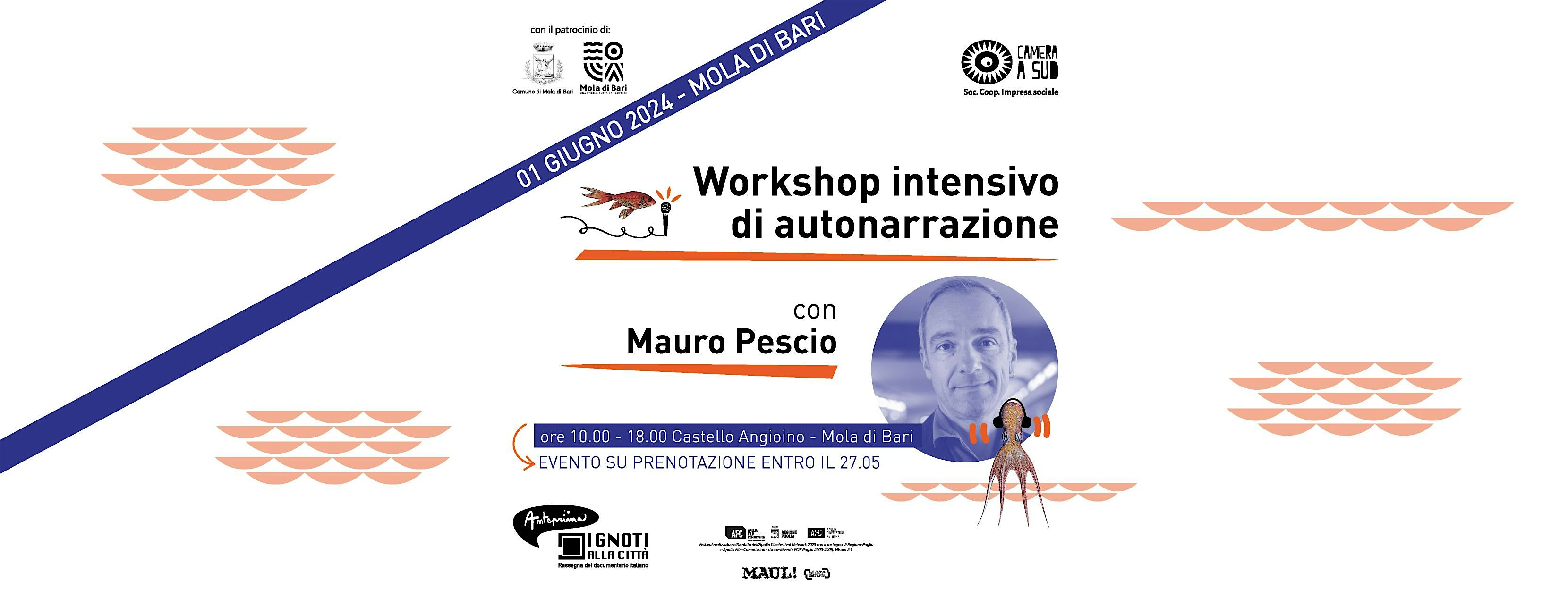 Workshop intensivo di audio narrazione con Mauro Pescio