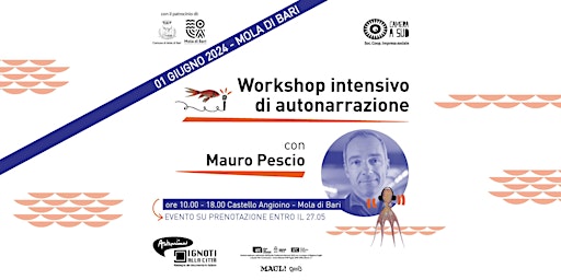 Hauptbild für Workshop intensivo di audio narrazione con Mauro Pescio