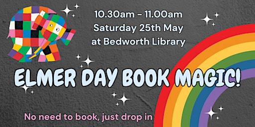Elmer Day Book Magic @Bedworth Library primary image