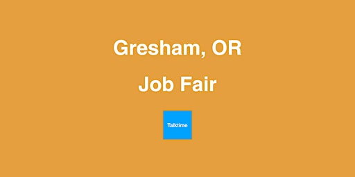 Hauptbild für Job Fair - Gresham