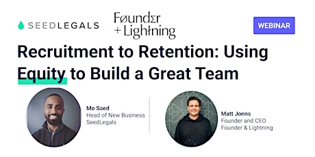 Recruitment to Retention: Using Equity to Build a Great Team
