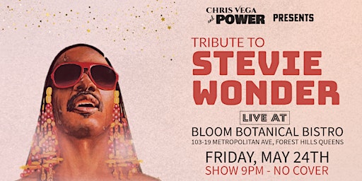 Imagem principal do evento Chris Vega and POWER - Stevie Wonder Tribute