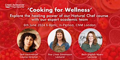Image principale de Natural Chef Cooking for Wellness - 6th June 2024