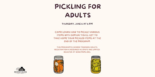 Pickling For Adults primary image