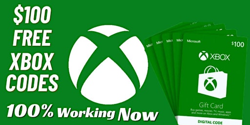 Free Xbox Code Gift Card ✧ Free Xbox Gift Cards Codes Unused 2024 primary image
