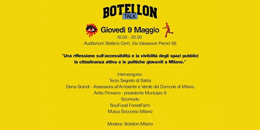 Primaire afbeelding van Botellon Talk - Stare bene a Milano