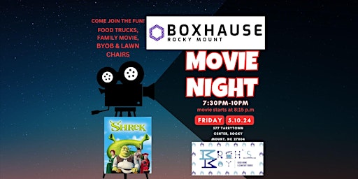 BoxHasue Spring & Summer Movie Night Series for May  primärbild