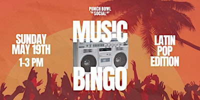 Latin Pop Music Bingo at Punch Bowl Social Denver primary image