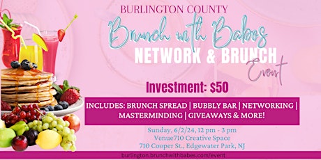 Burlington County Brunch with Babes - Brunch