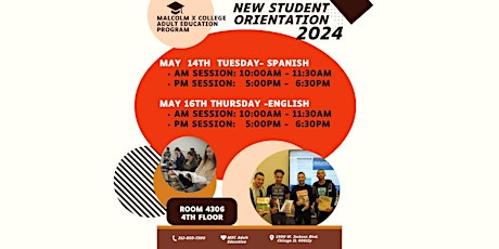 Summer 2024 New Student Orientation- Spanish/Español