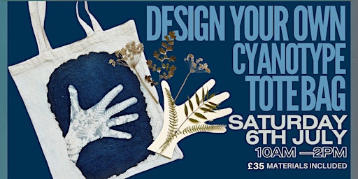 Imagem principal do evento Design Your Own Cyanotype Tote Bag
