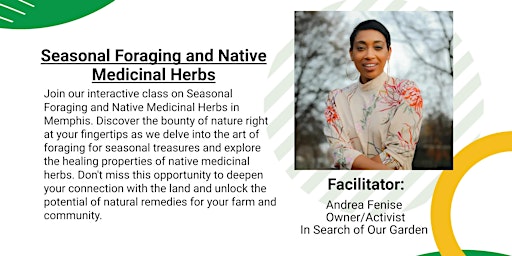 Imagem principal do evento Masterclass: Seasonal Foraging and Native Medicinal Herbs