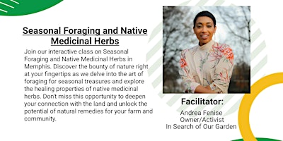 Masterclass: Seasonal Foraging and Native Medicinal Herbs primary image