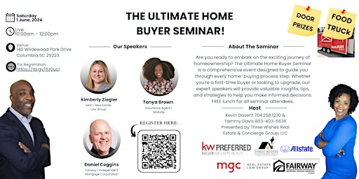 Imagem principal do evento Ultimate  FREE Home Buyer Seminar!