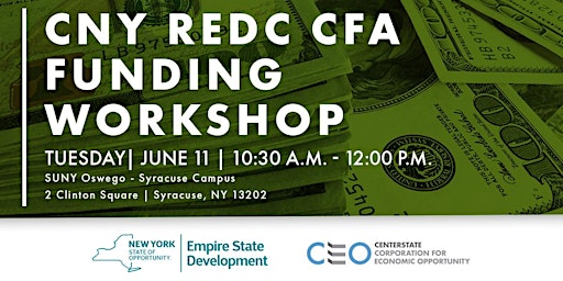 CNY REDC CFA Funding Workshop primary image
