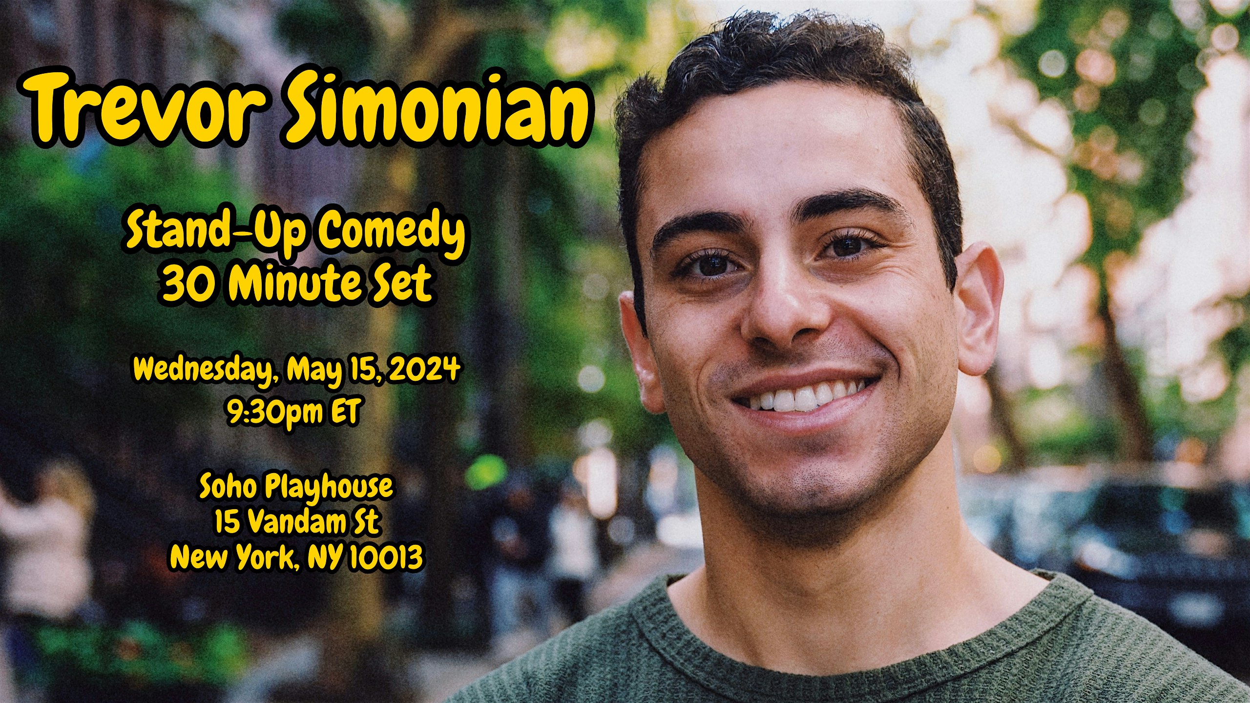 Trevor Simonian | Stand-Up Comedy Headlining Show