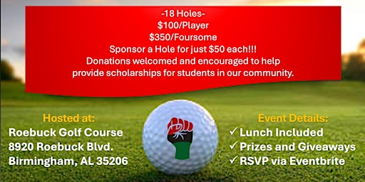 Juneteenth Divine 9 Plays 9 (x2) Golf Outing & Fundraiser primary image