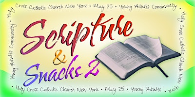 Hauptbild für Christ-in-the-City - Young Adults Community - Scripture & Snacks  Part 2