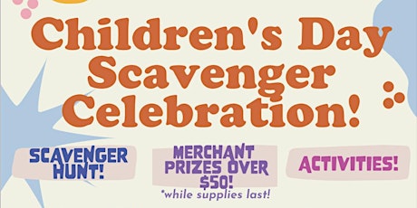 Children's Day Scavenger Hunt at Vantage Realty!