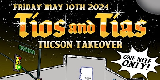 Imagem principal do evento Tios and Tias Tucson Takeover at Cobra Arcade Bar!