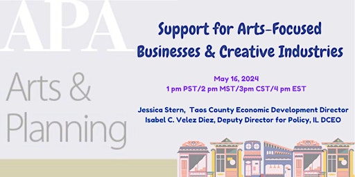 Celebrate National Small Business Month with the Arts & Planning Division! primary image
