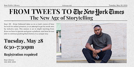Primaire afbeelding van From Tweets to The New York Times: The New Age of Storytelling