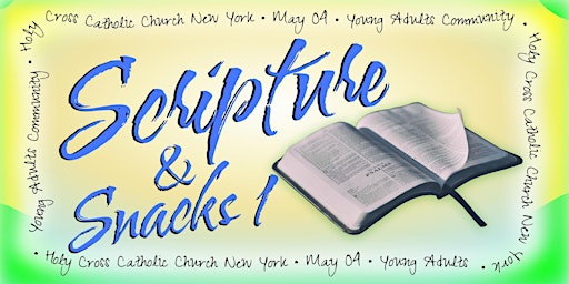 Christ-in-the-City - Young Adults Community - Scripture & Snacks  Part 1 primary image