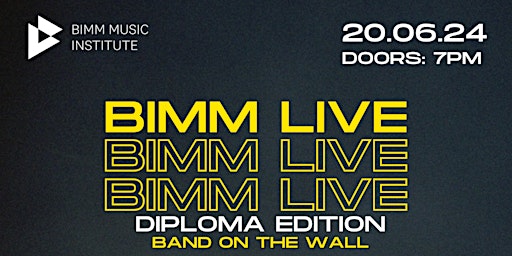 Imagem principal do evento BIMM Live: Diploma Edition