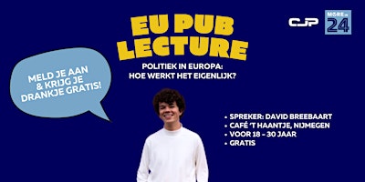 Hauptbild für Pub Lecture Europese Unie