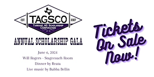 Imagem principal do evento TAGSCO Scholarship Gala