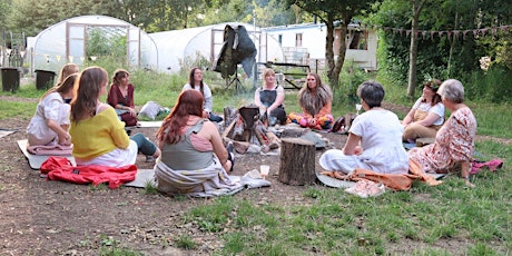 Full Moon Earth circle wild camp out at Fat Hen Farm