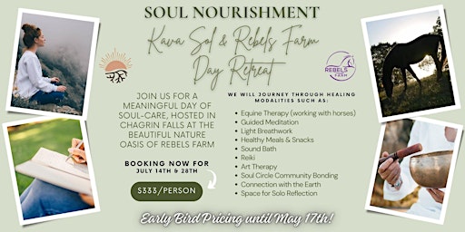 Hauptbild für Kava Sol & Rebels Farm Day Retreat