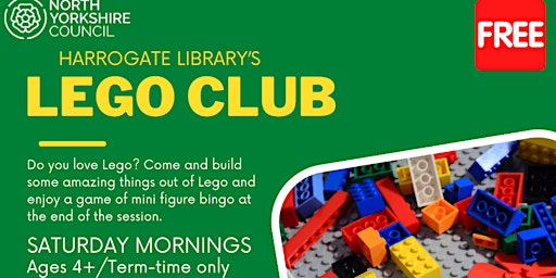 Harrogate Library Lego Club  primärbild