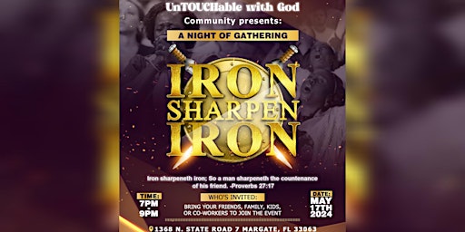 Imagem principal do evento Iron Sharpen Iron