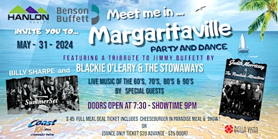 Meet Me in Margaritaville Concert and Dance at the Bella Vista primary image