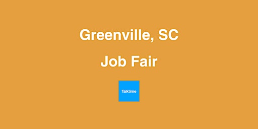 Job Fair - Greenville primary image