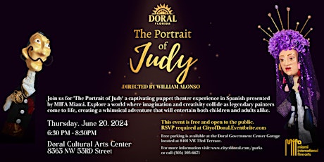 The Portrait of Judy - Puppet Theater Show primary image