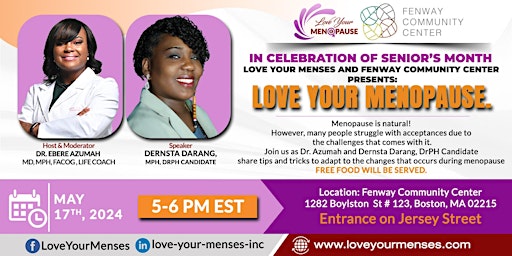 Imagem principal do evento Love Your Menopause