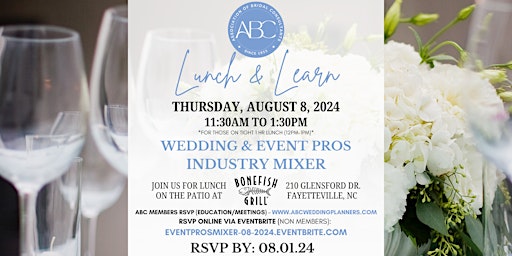 Wedding + Event Professionals Mixer: Networking & Education Series primary image