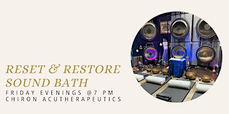 Reset and Restore Planetary Gong Sound Bath - Early Session